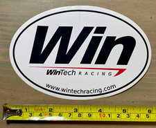WinTech Racing Sticker Decal Kayak Win Tech SUP Surf Fishing Longboard