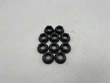 (10 Pack) 5/8-18 Hex Flange Nut Grade 8 Phos/Oil Finish Black 5/8x18 Nuts x 10