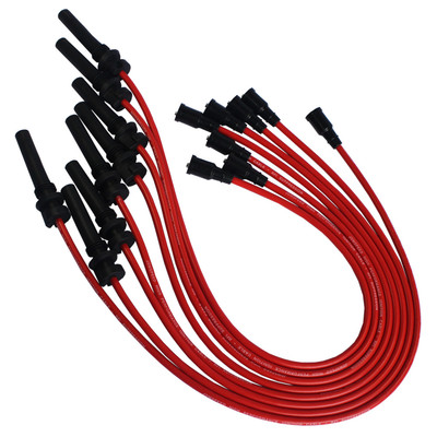 Red Spark Plug Wires For 2003-2005 Dodge/Chrysler 5.7L Hemi JDMSPEED Silicone