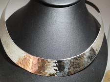 .925 STERLING SILVER SILPADA CHOKER NECKLACE 16"-17" LONG 38.00 gr G131011-16