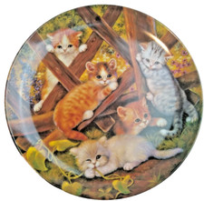 The Bradford Exchange "At The Garden Fence" by Kahla of Germany Collector Plate