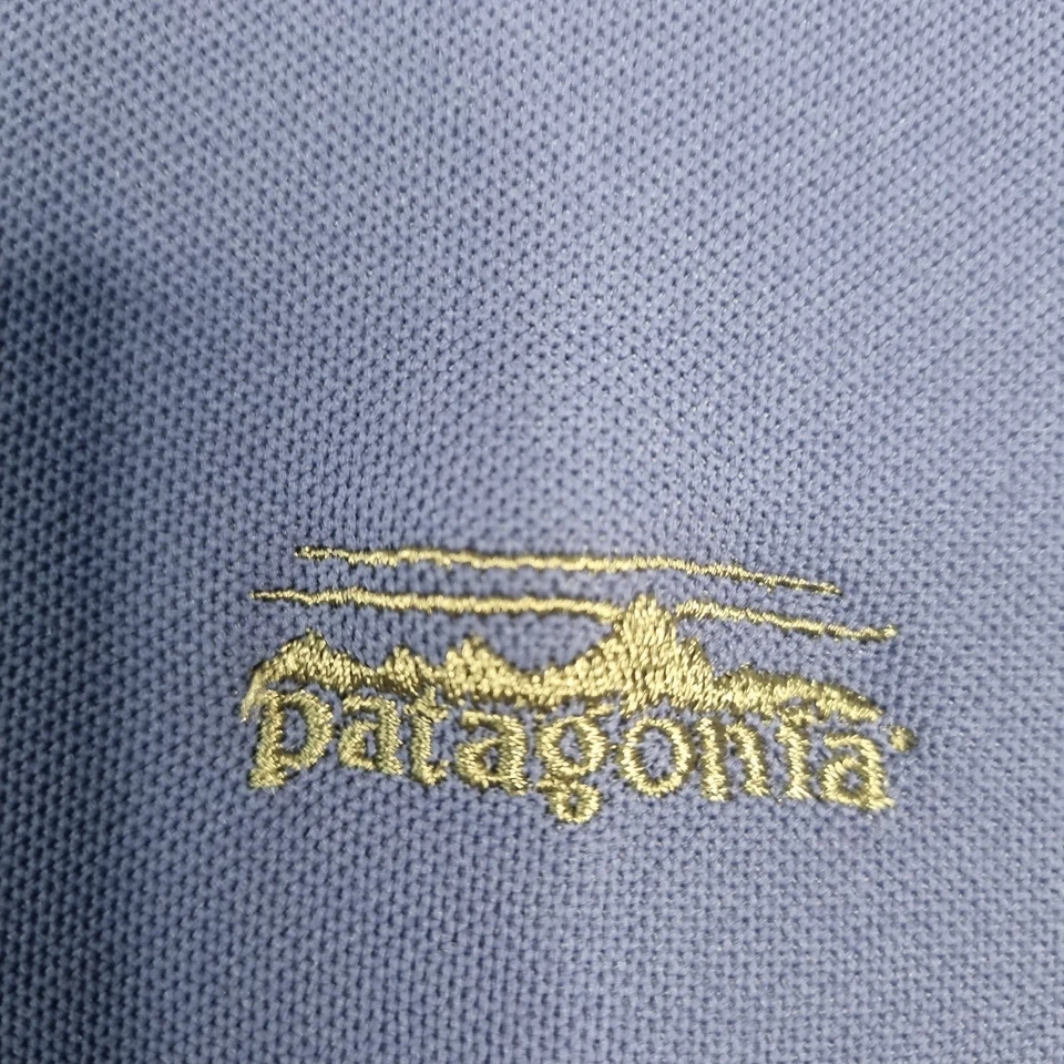 VTG Patagonia Cycling Top Jacket Layer Pullover Purple 1/2 Zip Long Sleeve Men L - Image 3 of 4