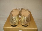 100% AUTH NEW WOMEN LOUBOUTIN MERIMEE GOLD FLAT BALLET/BALLERINA FLATS US 9.5 — photo 6