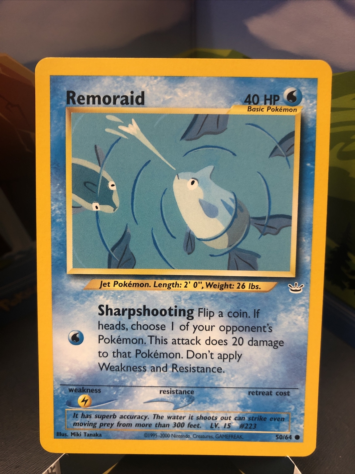 Remoraid 50/64 Neo Revelation Pokemon Card NM