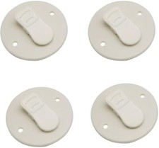 4pcs Self Adhesive Shower Curtain Clips Bathroom Shower Windproof Splash Guard