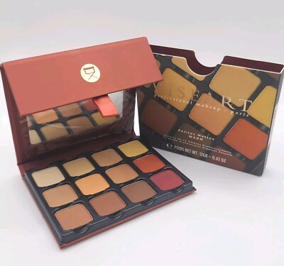 Viseart 12 Shade Pigment Palette Petites Mattes - WARM - 0.42oz NEW