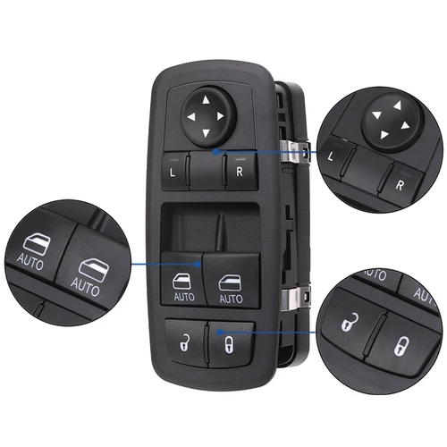 Botón de control del interruptor de ventana maestra para Dodge Challenger 68183752AE 2015-2022 - Imagen 6 de 9