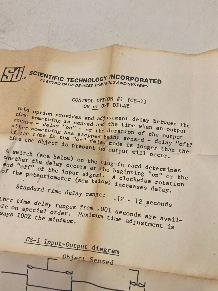 STI XCS-1 CONTROL OPTION #1 ON OR OFF DELAY NIB - Image 3 of 4
