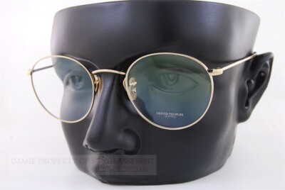 New Oliver Peoples Eyeglass Frames Coleridge OV 1186 5145 Gold