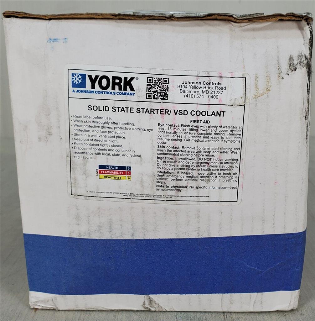 York Genuine 01304129000 Solid State Starter/VSD Coolant 1 Gallon mfg