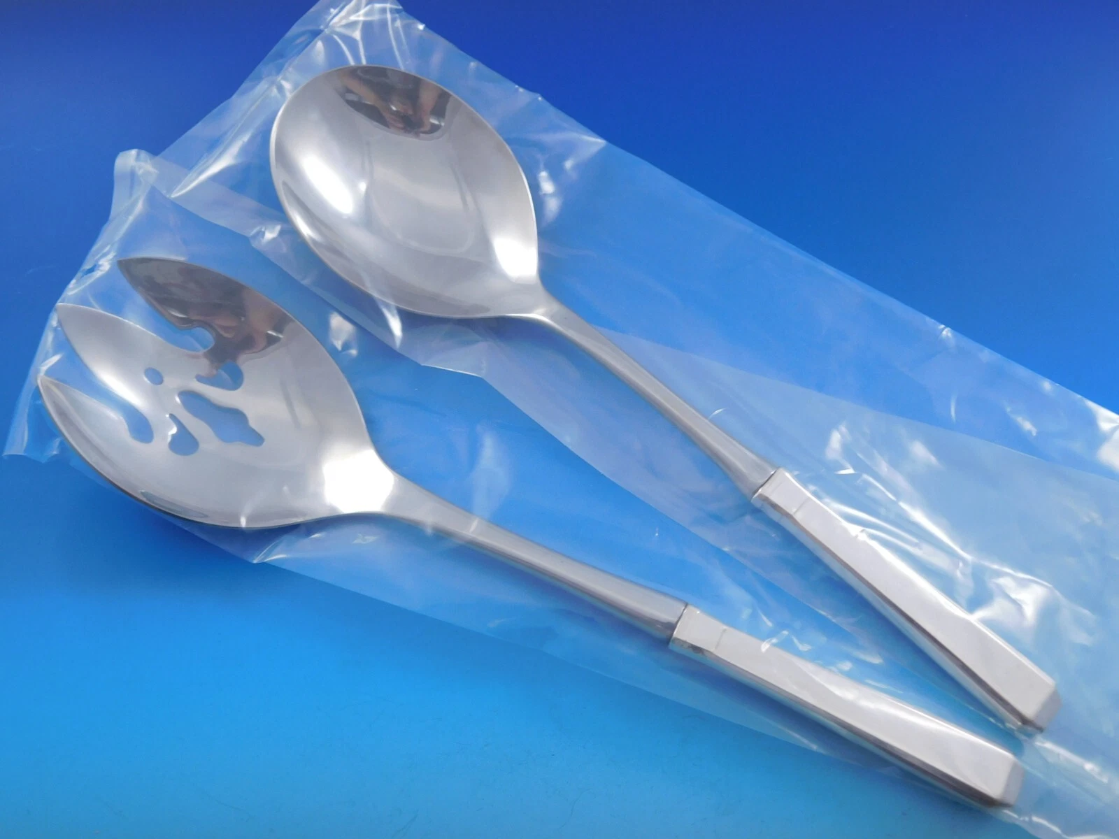 Craftsman by Towle Sterling Silver Salad Serving Set Pierced 10 1/2" Custom
Opens in a new window or