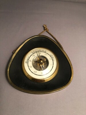 German Made 'Regen-Veranderlich-Schon' Midcentury  Barometer cast metal 
