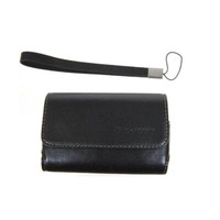 Blackberry Bold 9000 Ledertasche Horizontal Schwarz Leather Folio Case
