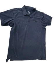 Arc'teryx Captive Short Sleeve Polo Shirt Men's Medium Navy Blue Performance 