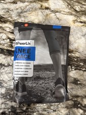 PowerLix Extra Large Compression Knee Sleeve Brace - Black