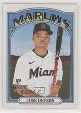 2021 Topps Heritage High Number Jose Devers #670 0l0m