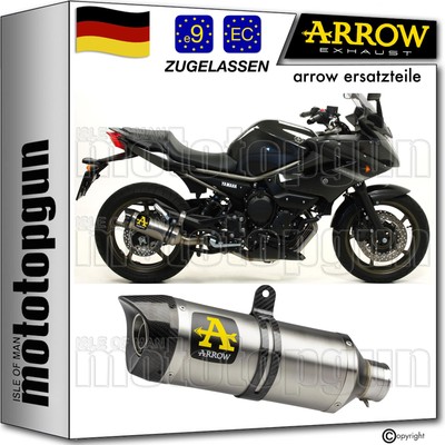 auspuff zugelassen c thunder arrow fur yamaha xj6 diversion 2013 13 2014 14