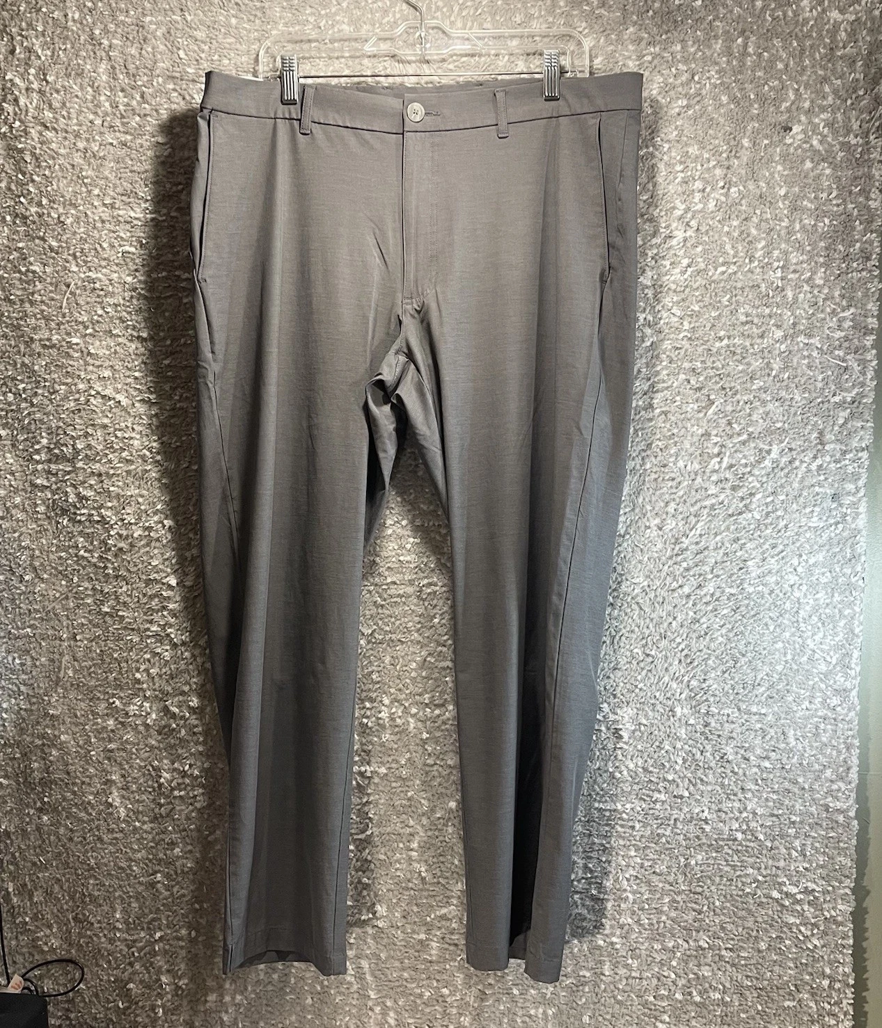 Callaway Golf Pants Mens 36x30 Gray Flat Front Stretch Performance Polyester