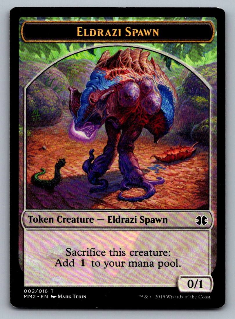 Eldrazi Spawn Token (002) Modern Masters 2015 MM2 #2 Token LP