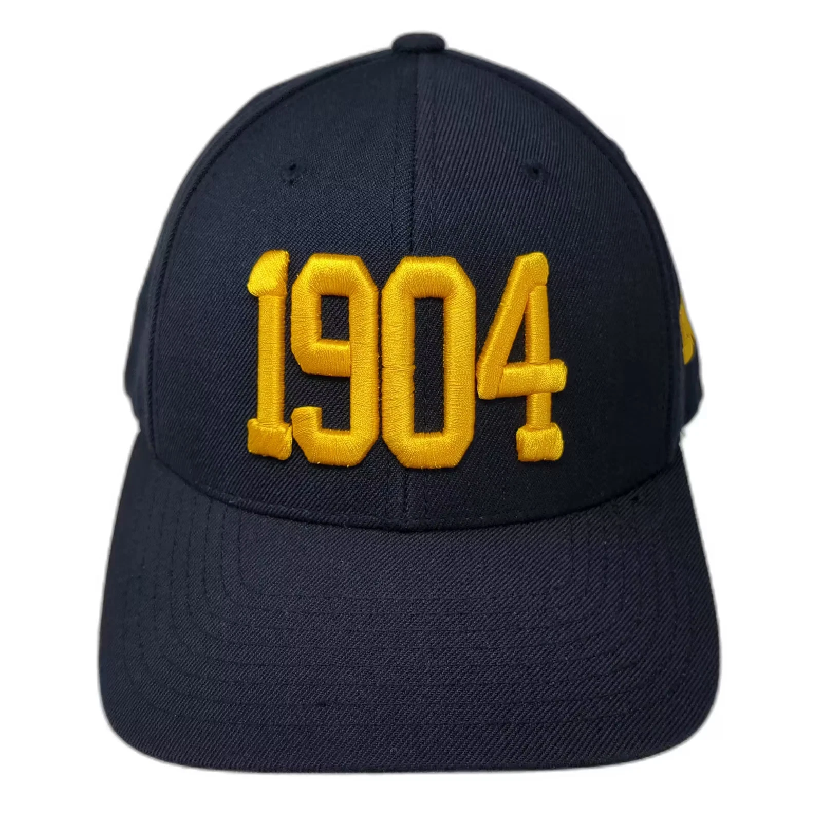 Pacific Headwear Baseball Cap Blue Yellow OS Hat Embroidered 1904 M Adjustable