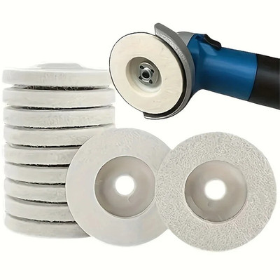 1pc Mirror Polishing Disc Felt Wheel Grinding Buffing Pad Tool for Easy Gr - NEW