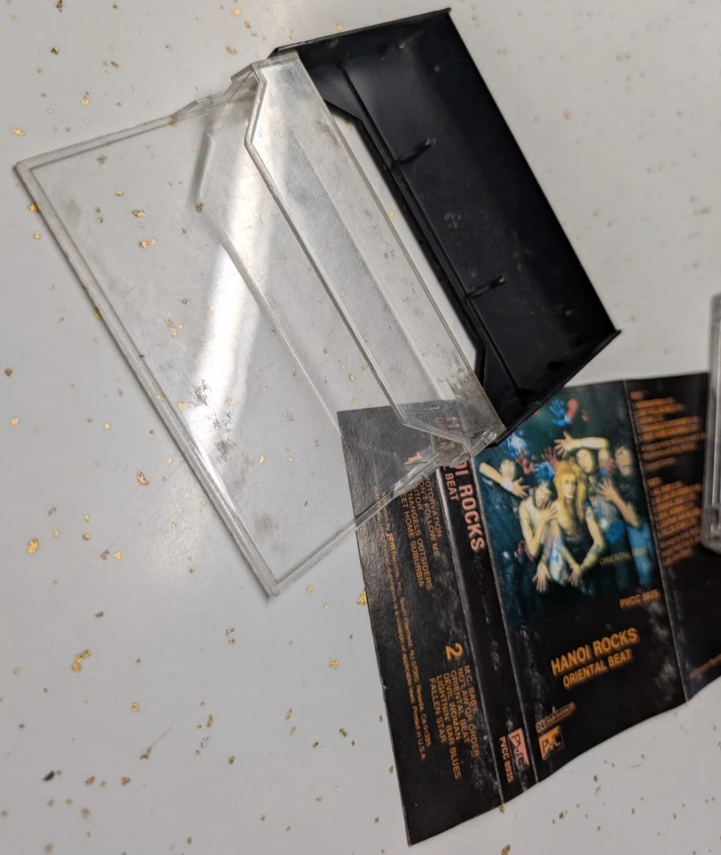 HANOI ROCKS Cassette Tape ORIENTAL BEAT 1988 PASSPORT PVCC 8935 CLEAR TAPE MINT! - Image 3 of 3