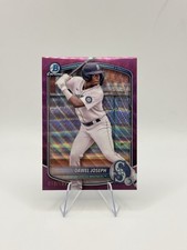 2025 Bowman - Chrome Prospects Dawel Joseph #BCP-8 Fuchsia Refractor /199 (RC)