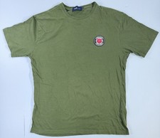 Cavalli Class Tiger Patch T Shirt Mens Large Green Roberto Cavalli Logo Tee