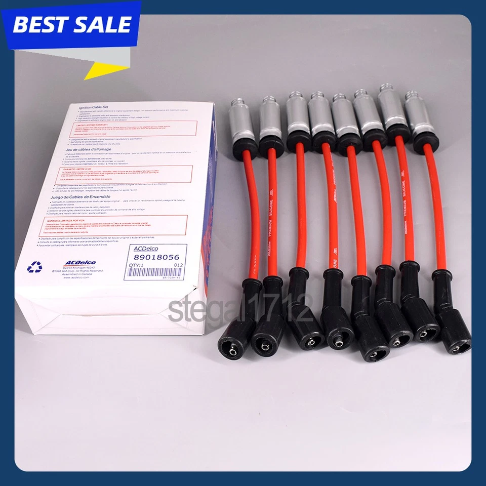 8x OEM 48322 Perforamce Spark Plug Wires For CHEVY G/M LS1 VORTEC 4.8L 5.3L 6.0L - Image 3 of 4