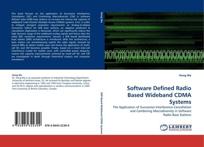 Hong Nie | Software Defined Radio Based Wideband CDMA Systems | Taschenbuch
