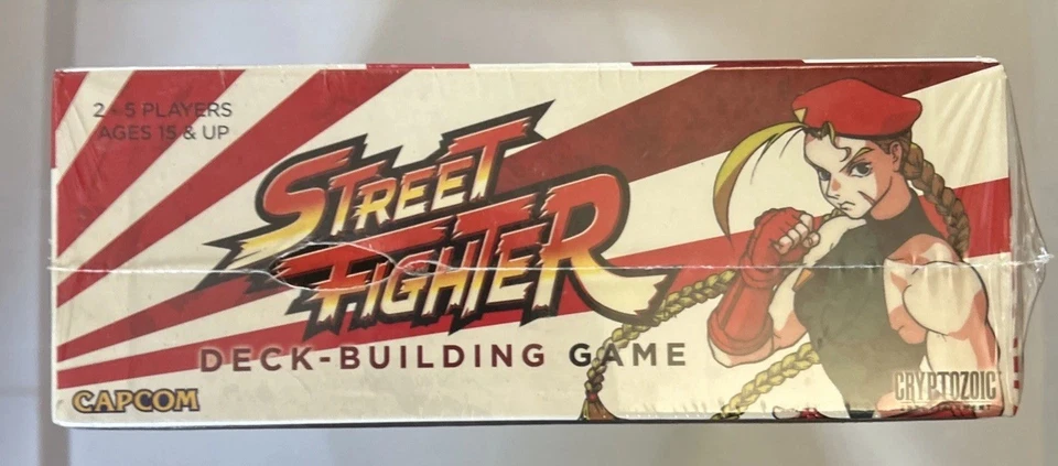 Street Fighter Cryptozoic Juego de Cartas Deck Caja de Construcción Capcom 2014 Nuevo Sellado Fuera de Stock Foto 4 de 4