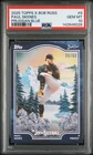 2025 Topps Joy Of Baseball Paul Skenes Blue /50 PSA 10 Gem Jersey # Match Pop 1