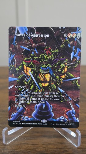 Waves of Aggression (Borderless) M TMNT  Eternal-Legal 13 NM