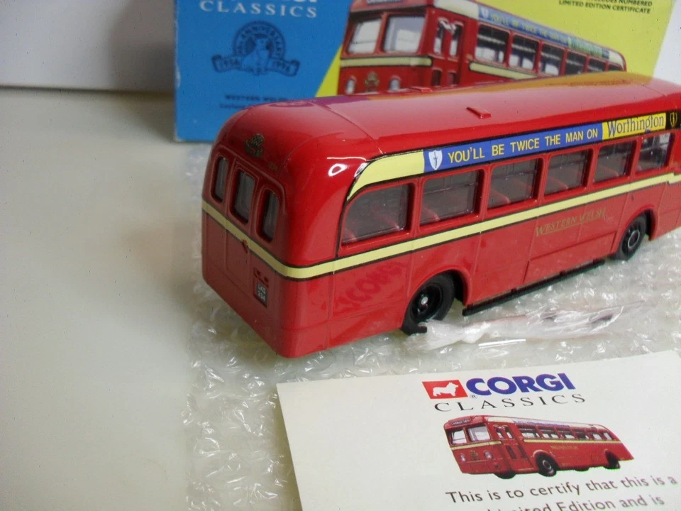 Corgi  34801:  1:50 Leyland Olympian "Western Welsh", mit Zertificat und Spiegel - Bild 4 von 4
