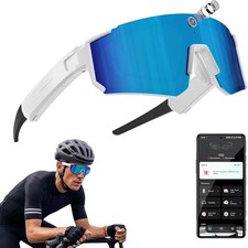 Sport AI Smart Glasses with Camera and EIS Stabilization, Bluetooth 8MP HD Camer