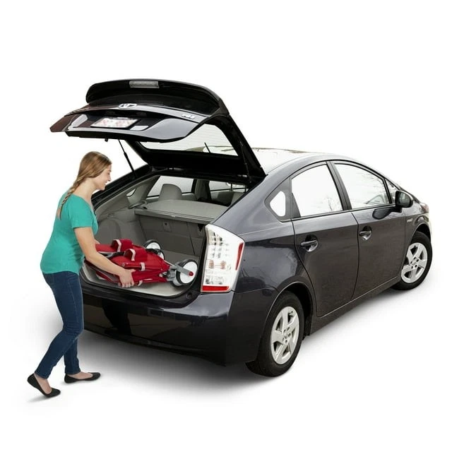 RADIO FLYER 3-IN-1 EZ FOLD WAGON WITH CANOPY, SEAT BELTS - RED - Image 3 of 4