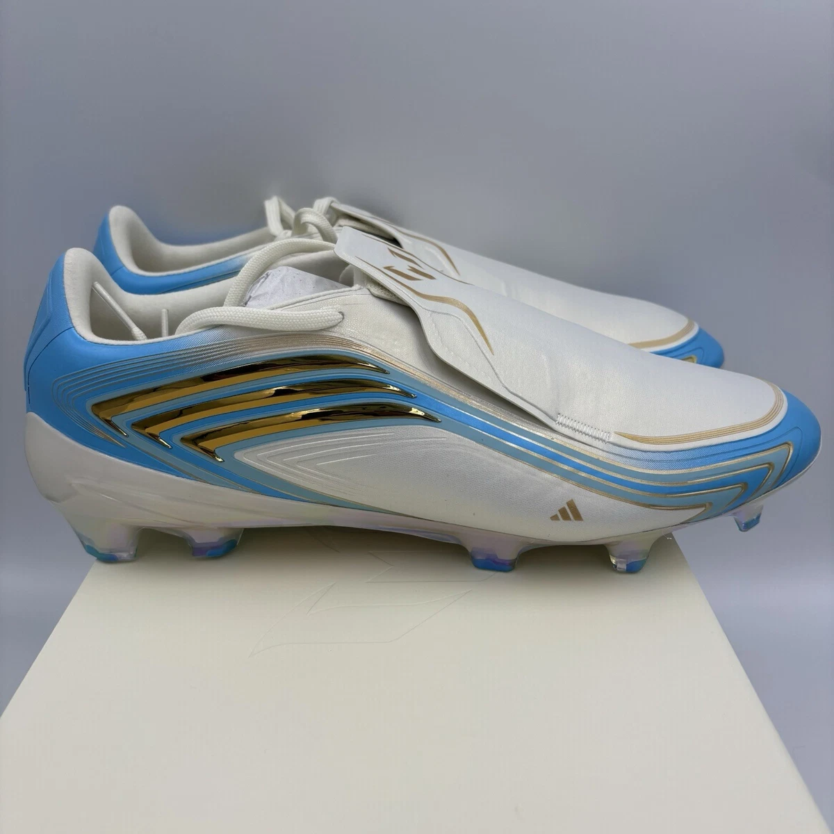 Adidas X 18.3 FG J Soccer Cleats Boys 5.5Y Blue Solar Yellow DB2416 Firm Ground adidas Yellow Soccer Cleats for Men for sale | eBay main image 4