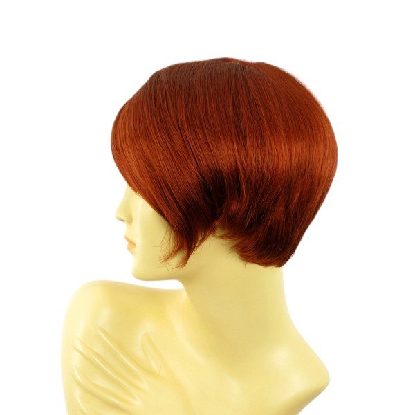 Perruque rousse courte ALEXANDRA ref 350 solution pour cheveux clairsemés - 4