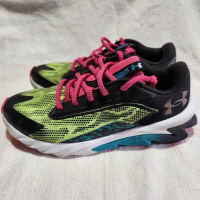 Under Armour Size 5 Youth Scram Jet 4 Wild Running Shoes