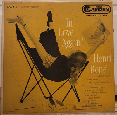 Henri René And His Orchestra   In Love Again!  LP  RCA Records CAL-312  NICE!