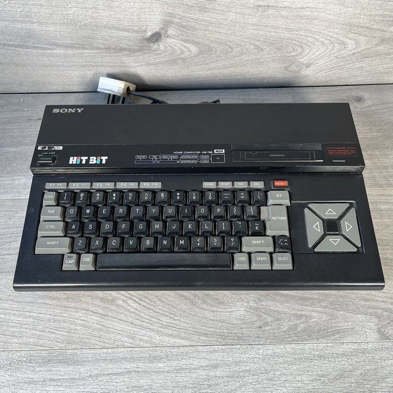 Sony HitBit HB-75B MSX Home Computer Vintage Retro Powers On / Video Output