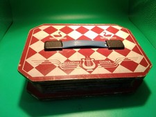 Antique Vintage Shanghai China Accordion Kids - Wooden Cloth