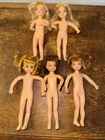 Lot Of 5 Vintage Mattel 1960s Barbie's Little Sister TUTTI And Friends Dolls TLC