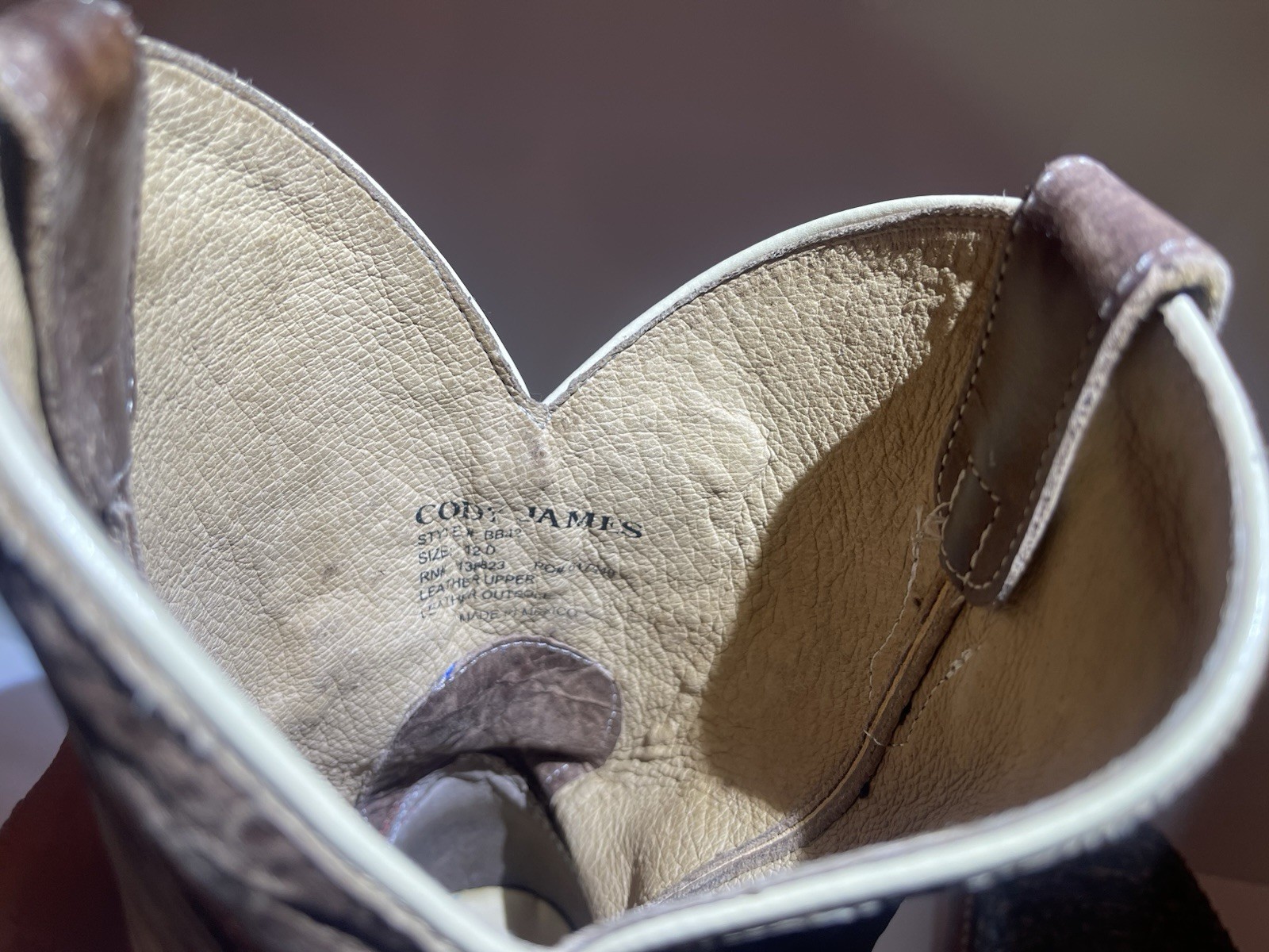 CODY JAMES EXOTIC PYTHON WESTERN BROAD SQUARE TOE… - image 8