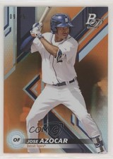 2019 Bowman Platinum Wal-Mart Top Prospects Orange Foil 9/25 Jose Azocar 04h3