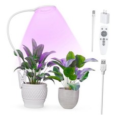 Full Spectrum Grow Lights for Indoor Plants, Clip On Plant Lights for Indoor 1