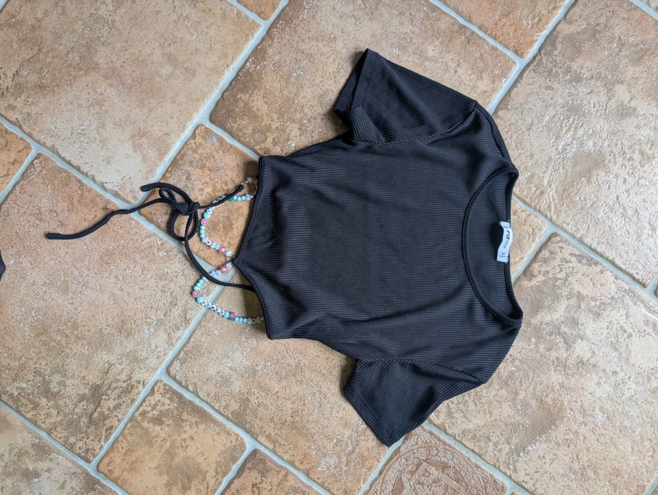 Bauchfrei T-Shirt New Yorker Damen Gr. S - Bild 1 von 1
