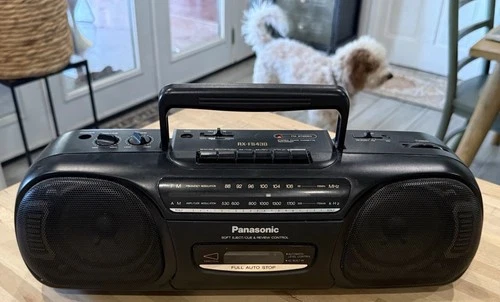 Panasonic RX-FS430 AM/FM Radio & Cassette Portable Boombox - TESTED & WORKS