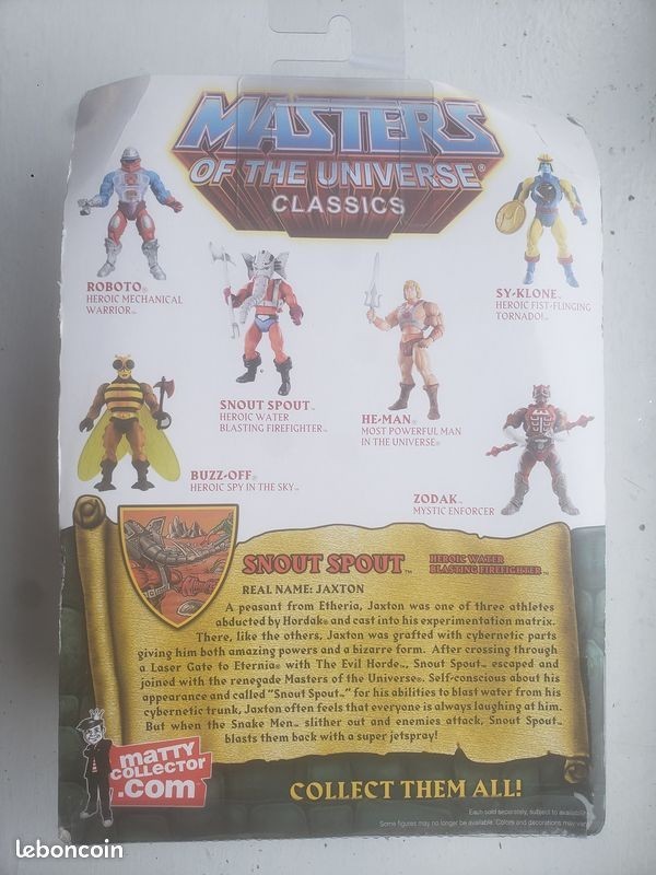 Figurine MOTU Classics Snout Spout MOC de 18 cm - 2