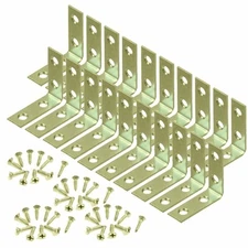 20 Pcs 2" inch "L" Steel Corner Braces w/ Screws Pack LOT Right Angle Bracket